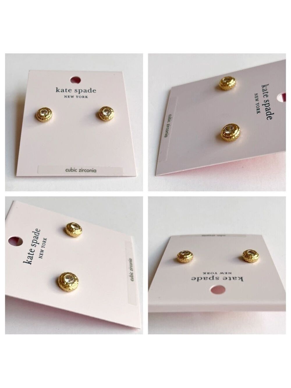Kate Spade Elegant Edge Stud Earrings - Picture 5 of 9
